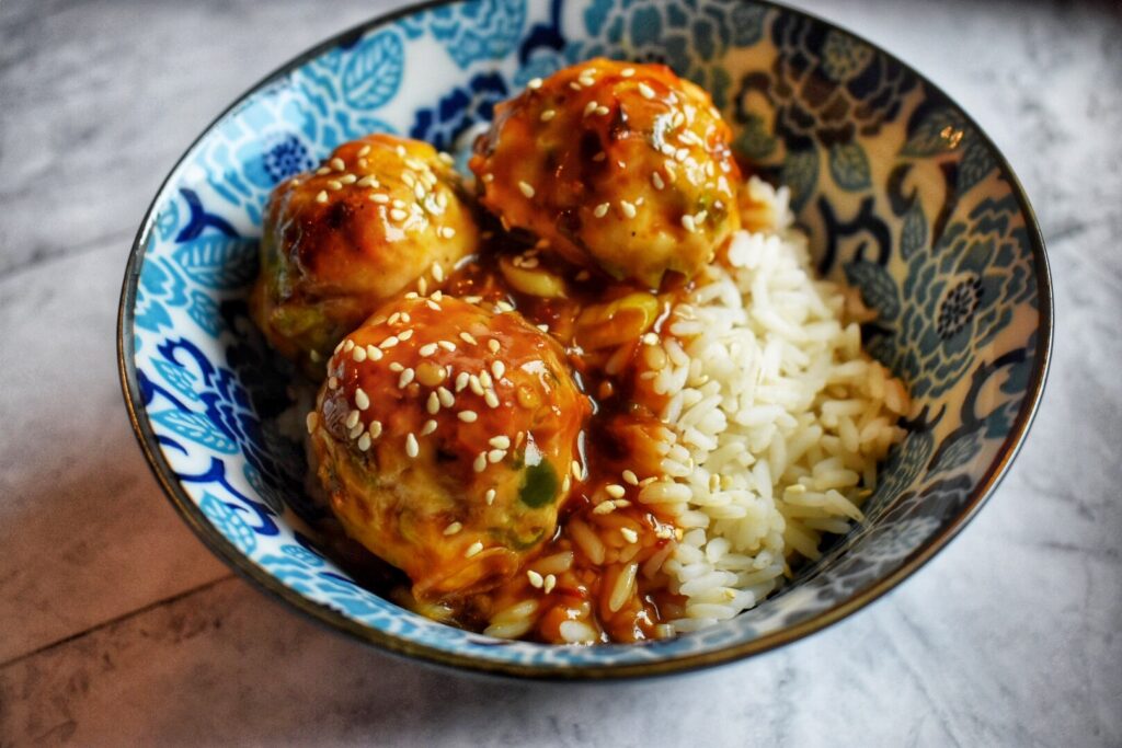 Orange Chicken Meatballs